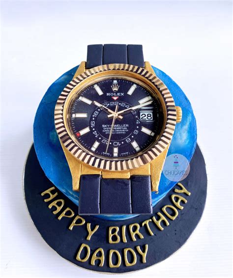 rolex watch cake for sale